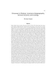Ericaceae in Malesia: vicariance biogeography, terrane tectonics ...