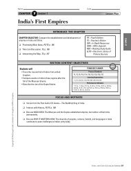 India's First Empires - Holt McDougal