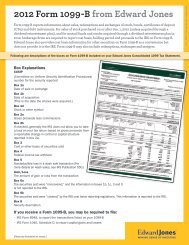 Your 2012 Form 1099-B from Edward Jones