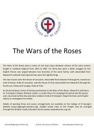 The Wars of the Roses - St. George's Chapel, Windsor Castle