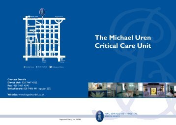 Michael Uren CCU information leaflet - King Edward VII's Hospital ...