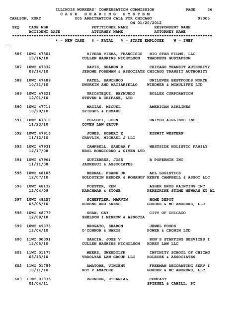 Illinois workers' compensation commission page 1 - IWCC - State of ...