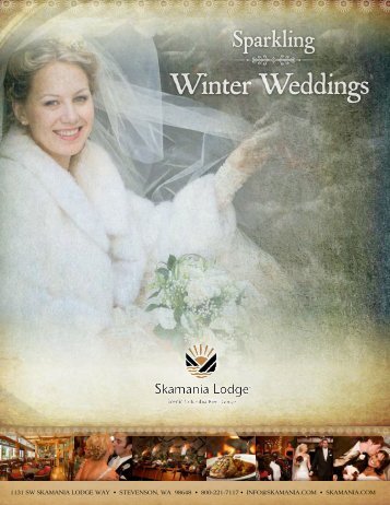 2013 Sparkling Winter Wedding Package Brochure - Skamania Lodge