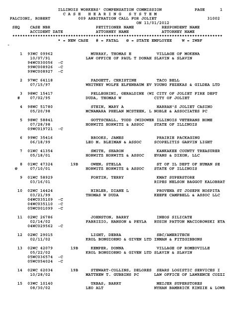 1101 - IWCC - State of Illinois