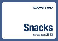 Snacks - Grupo Siro