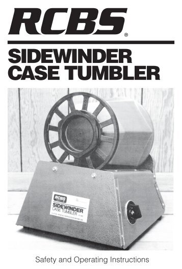 Sidewinder Case Tumbler - RCBS