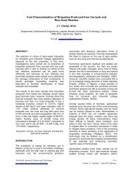 Fuel Characterization of Briquettes Produced from Corncob and ...