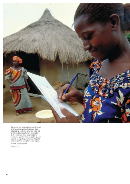 L'égalité des sexes et la microfinance rurale: Atteindre et ... - IFAD