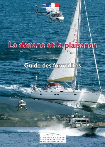 Brochure La douane et la plaisance - Douanes