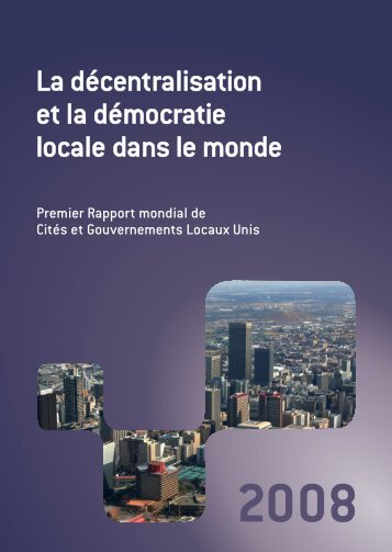 La décentralisation et la démocratie local danslemonde e