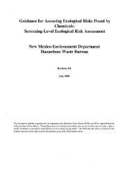 Guidance for Assessing Ecological Risks Posed by Chemicals ...