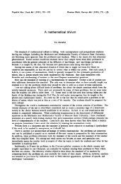 A mathematical trivium - Penn Math