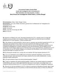 Sala Virtual de Investigación Sofía Ímber y Carlos Rangel