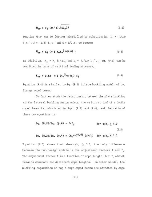 170 Fig. 9.5 Bending Stre