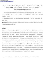 Vapor-liquid equilibria of ethylene (C2H4) + decafluorobutane ...