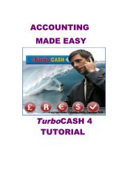 ACCOUNTING MADE EASY TurboCASH 4 TUTORIAL - FTP
