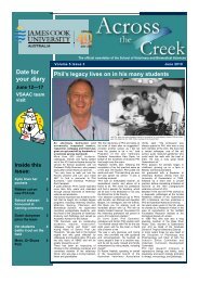 June 2010 School Newsletter - James Cook University