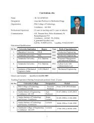 Dr.K.Ganesan - PSG College of Technology