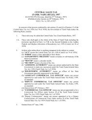 rules, 1957 - Tamil Nadu VAT