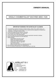 Operation Manual ABSC-1028 - Airblast B.V.