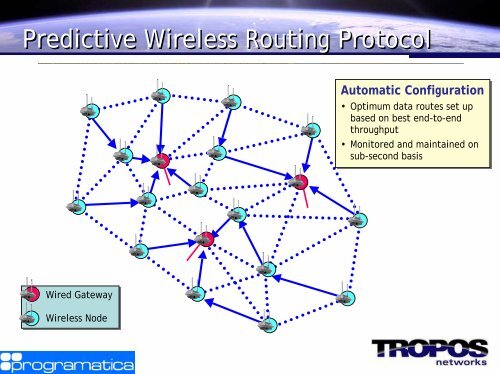 Predictive Wireless Routing Protocol