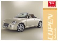 COPEN Zubehör - Daihatsu