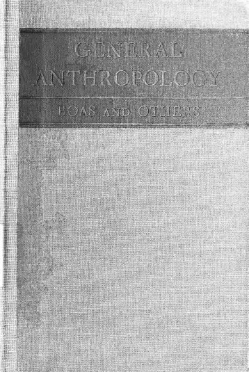 General anthropology