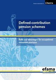 Defined-Contribution Pension Schemes: Risks and - Efama