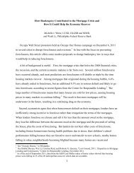 How Bankruptcy Contributed to the Mortgage Crisis and How It ...