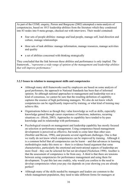 The Development of Management and Leadership Capability and its ...