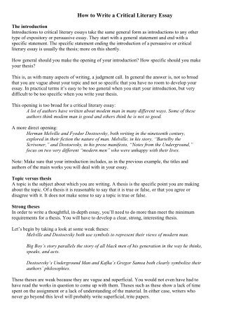 how to write a good analytical essay