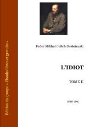 L'Idiot - Tome II - Romans (pdf) - Ebooks libres et gratuits