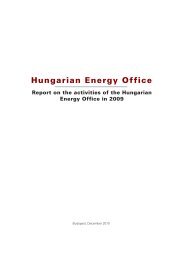 Management of the Hungarian Energy Office - Magyar Energia Hivatal