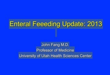 Slides - University of Utah - School of Medicine