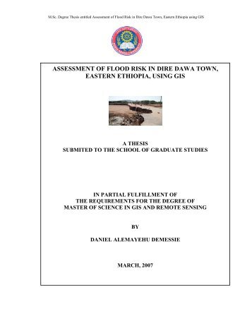 Assessment of Flood Risk in Dire Dawa Town - Addis Ababa ...