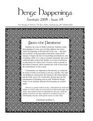 Adobe PDF Version - The Henge of Keltria