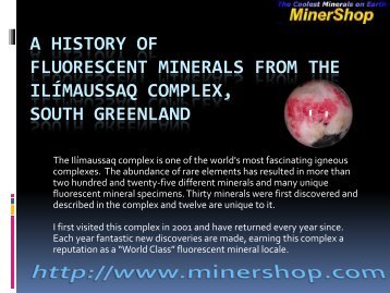 History PDF - Miner Shop