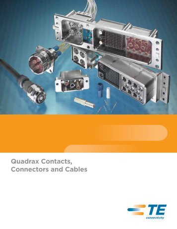 Quadrax Contacts, Connectors and Cables - Newark