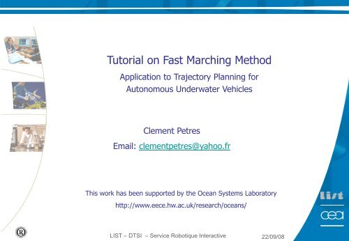 Tutorial on Fast Marching Method - Robotics Algorithms & Motion ...