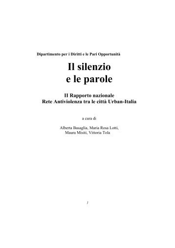 Il silenzio e le parole - Rete Pari Opportunita