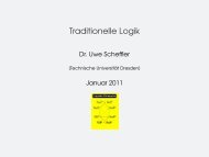 Traditionelle Logik - Uwe Scheffler