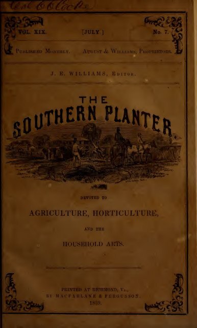 Southern planter - The W&M Digital Archive