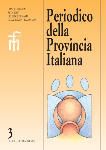 CONGREGAZIONE RELIGIOSA DEI FIGLI DI MARIA ... - Pavoniani