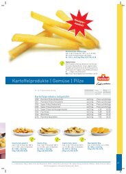 Kartoffelprodukte | Gemüse | Pilze - Steinkeller & hunger