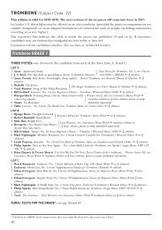 Syllabus Updates 2010 Reprint Abrsm