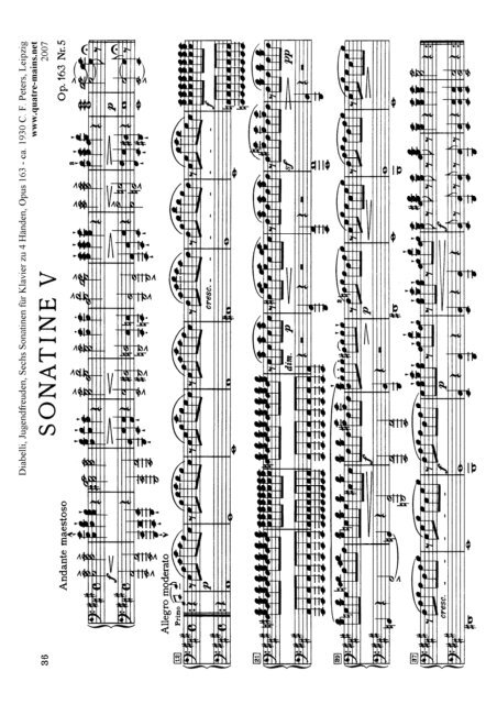 Diabelli - Quatre Mains for Piano