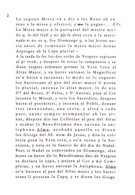 Consueta d´Encamp 1696