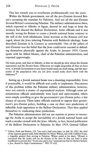 Churchill, Palestine and Zionism, 1904-1922 - Douglas J. Feith