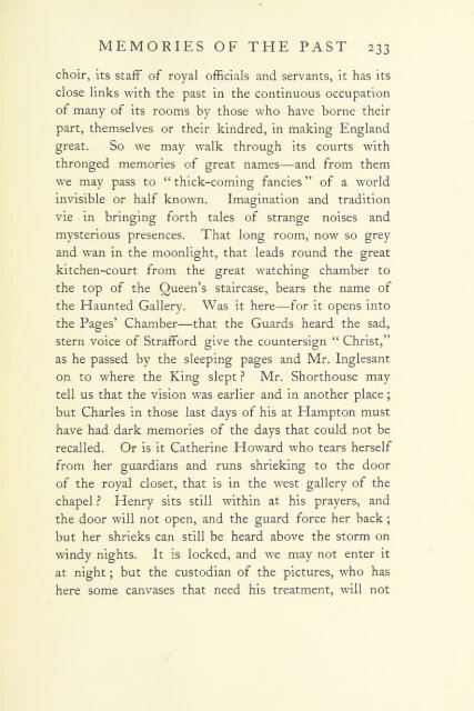 Hampton Court ... Illustrated with forty-three drawings by Herbert ...