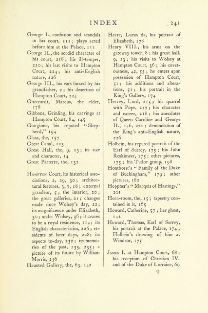 Hampton Court ... Illustrated with forty-three drawings by Herbert ...